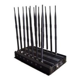 14 antenna high power adjustable Cell Phone Signal Jammer full coverage for all the signals