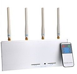 Exquite 3G Remote Control Jammer 4 Antenna With 15m Jamming Range