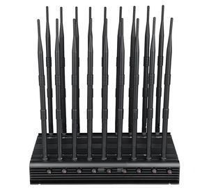 EST-502F18 Cell Phone Blocker 18 Bands WIFI GPS VHF UHF 315 433 868 Signal Jammer