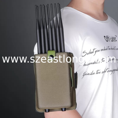 28 Band Handheld Cell Phone Jammer WIFI GPS UHF VHF 315 433 Jaminan 12 bulan