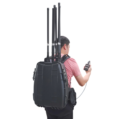 2000M jarak jauh Glonass Galileo GPS 2.4G 5.2G 5.8G FPV Drone UAV Sinyal Backpack Jammer