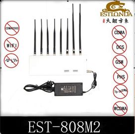 34dbm GPS Signal Jammer Wifi / 4G Signal Blocker dengan 8 Antena